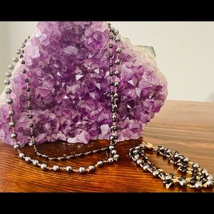 Onyx and Hematite set